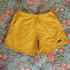 Yellow Patagonia 5" Baggies